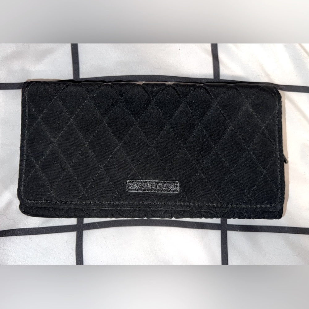 Vera Bradley all black wallet